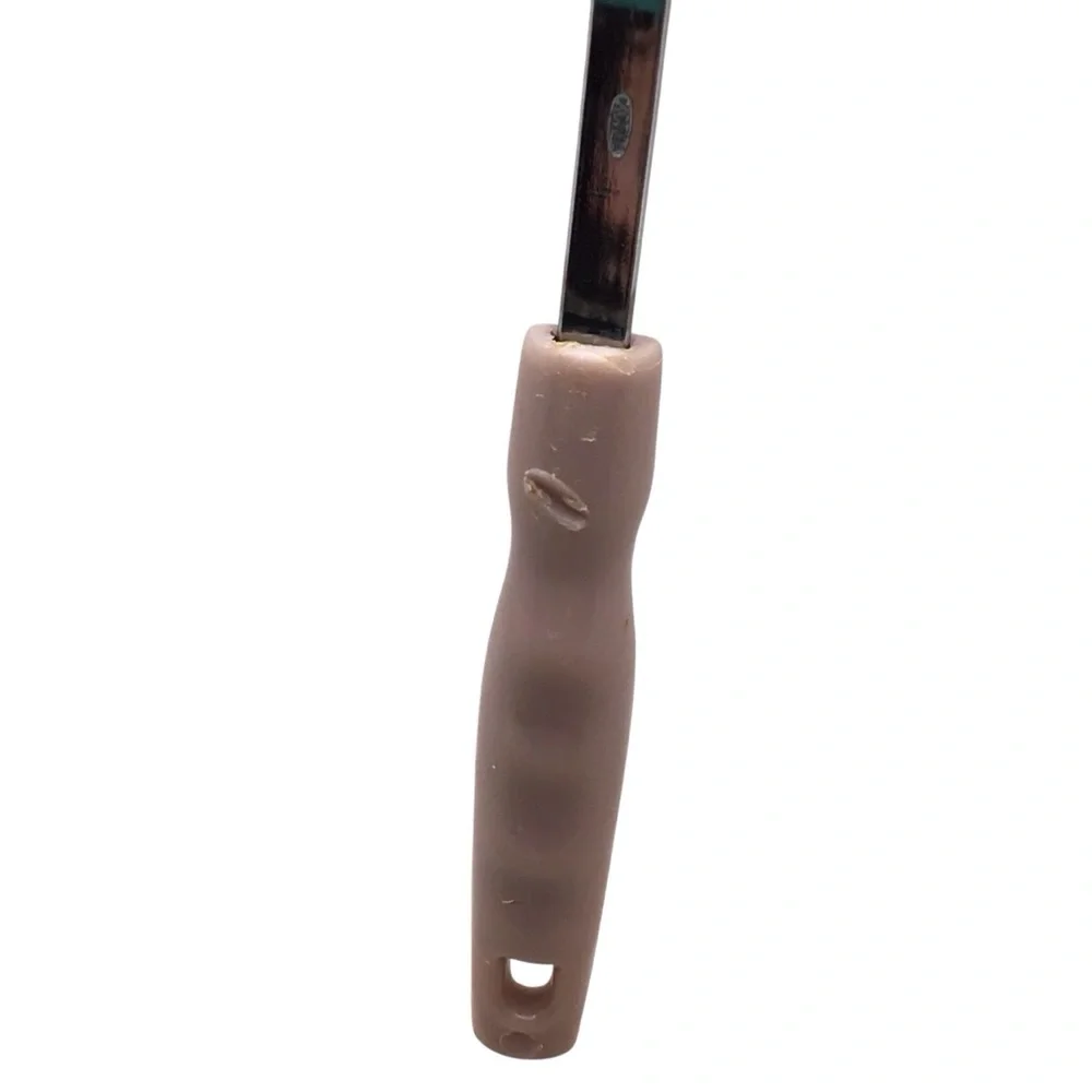Vintage Korea Pink Slotted Spatula Turner Kitchen Utensil 11” Mauve Retro
